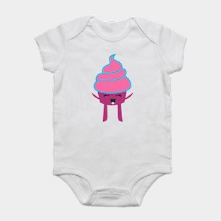 CUTE JOYFUL CUPCAKE Baby Bodysuit